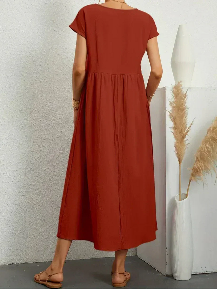 Anna | Elegant Comfort Midi Dress