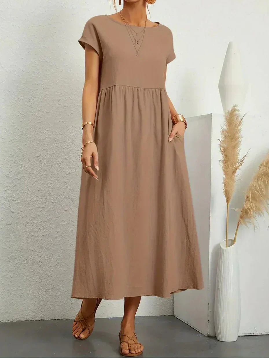 Anna | Elegant Comfort Midi Dress