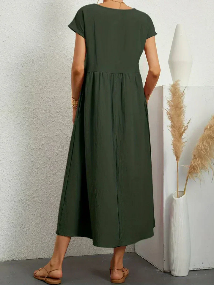 Anna | Elegant Comfort Midi Dress