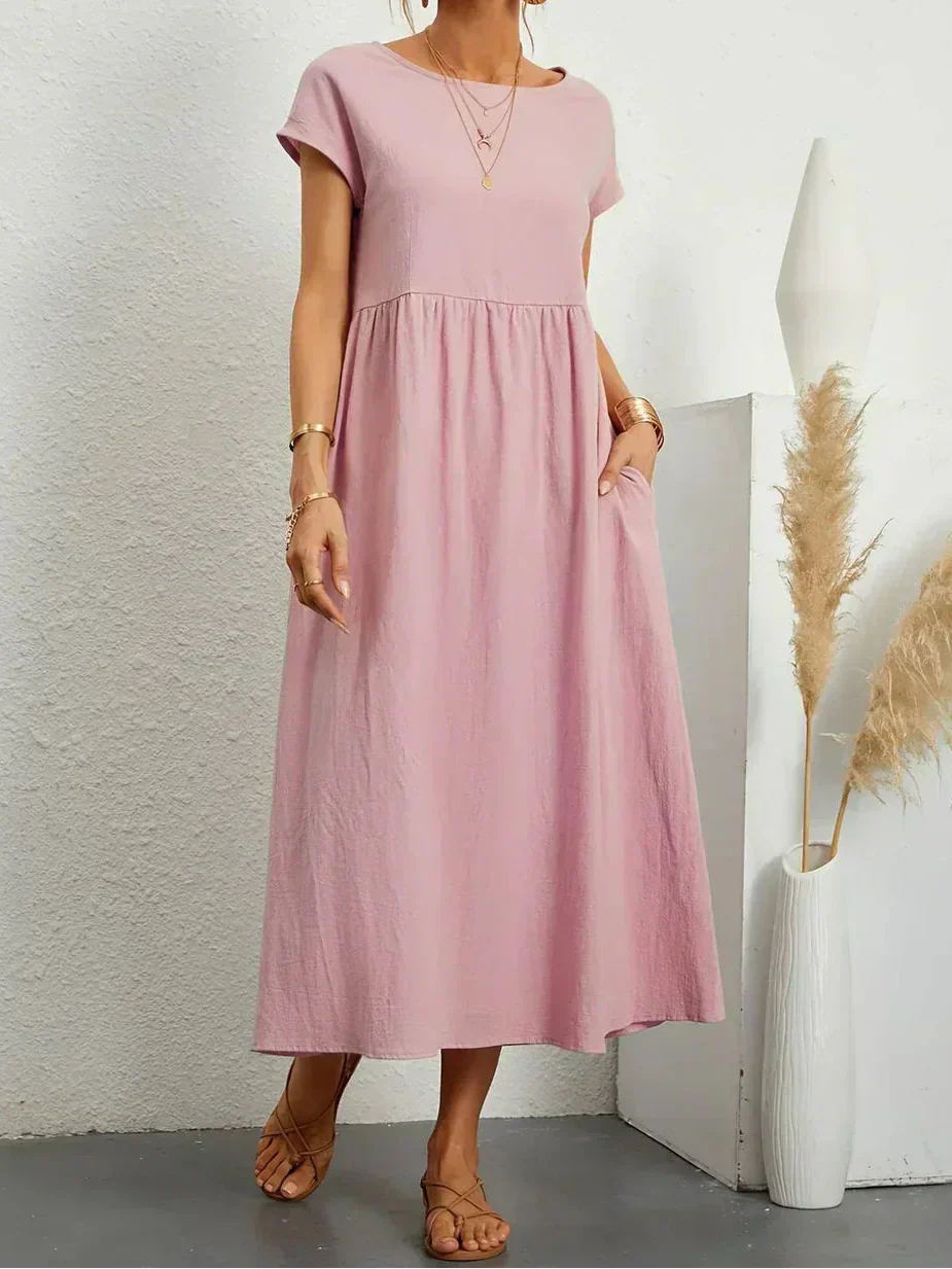 Anna | Elegant Comfort Midi Dress