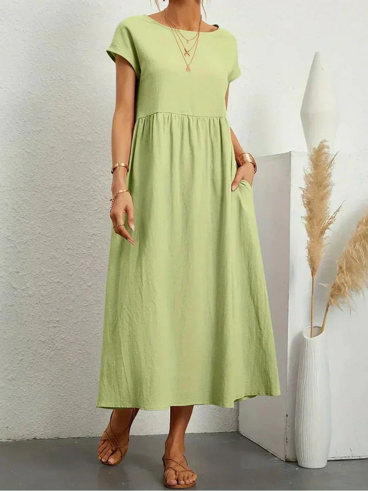 Anna | Elegant Comfort Midi Dress