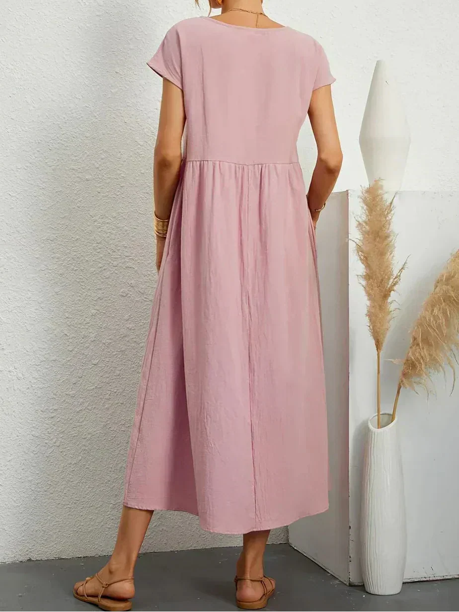 Anna | Elegant Comfort Midi Dress