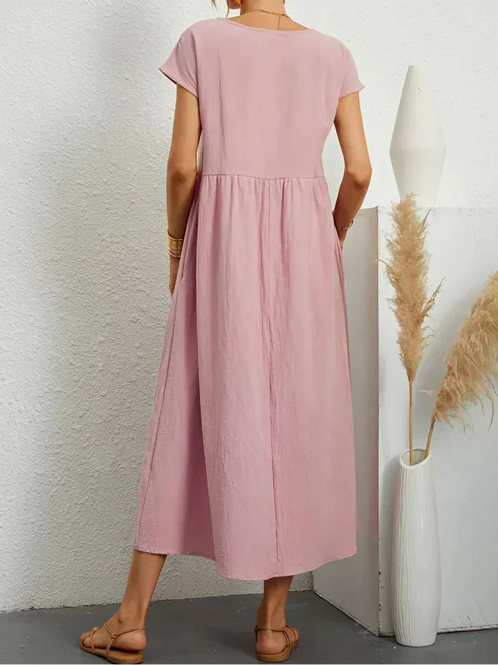 Anna | Elegant Comfort Midi Dress
