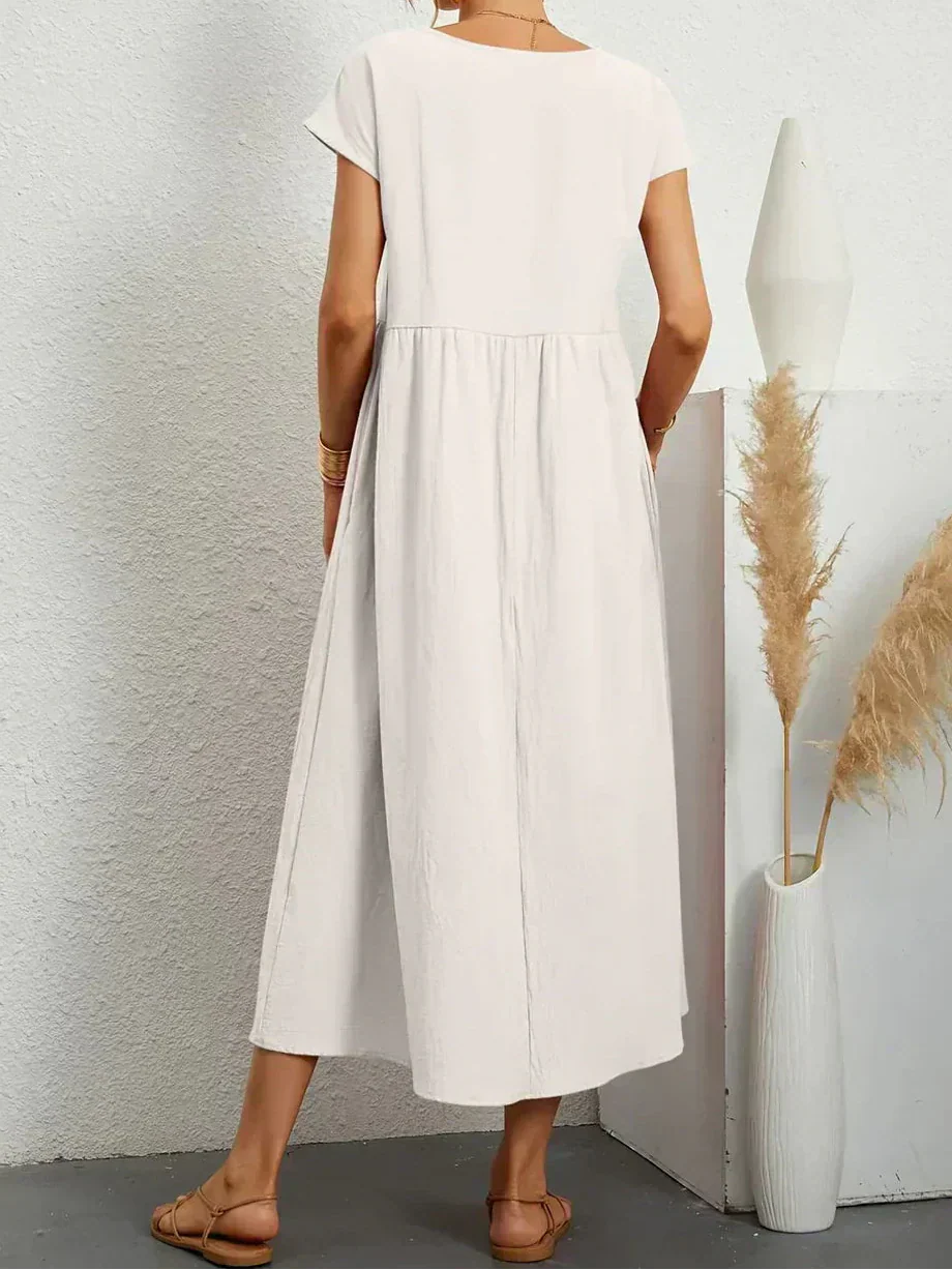 Anna | Elegant Comfort Midi Dress