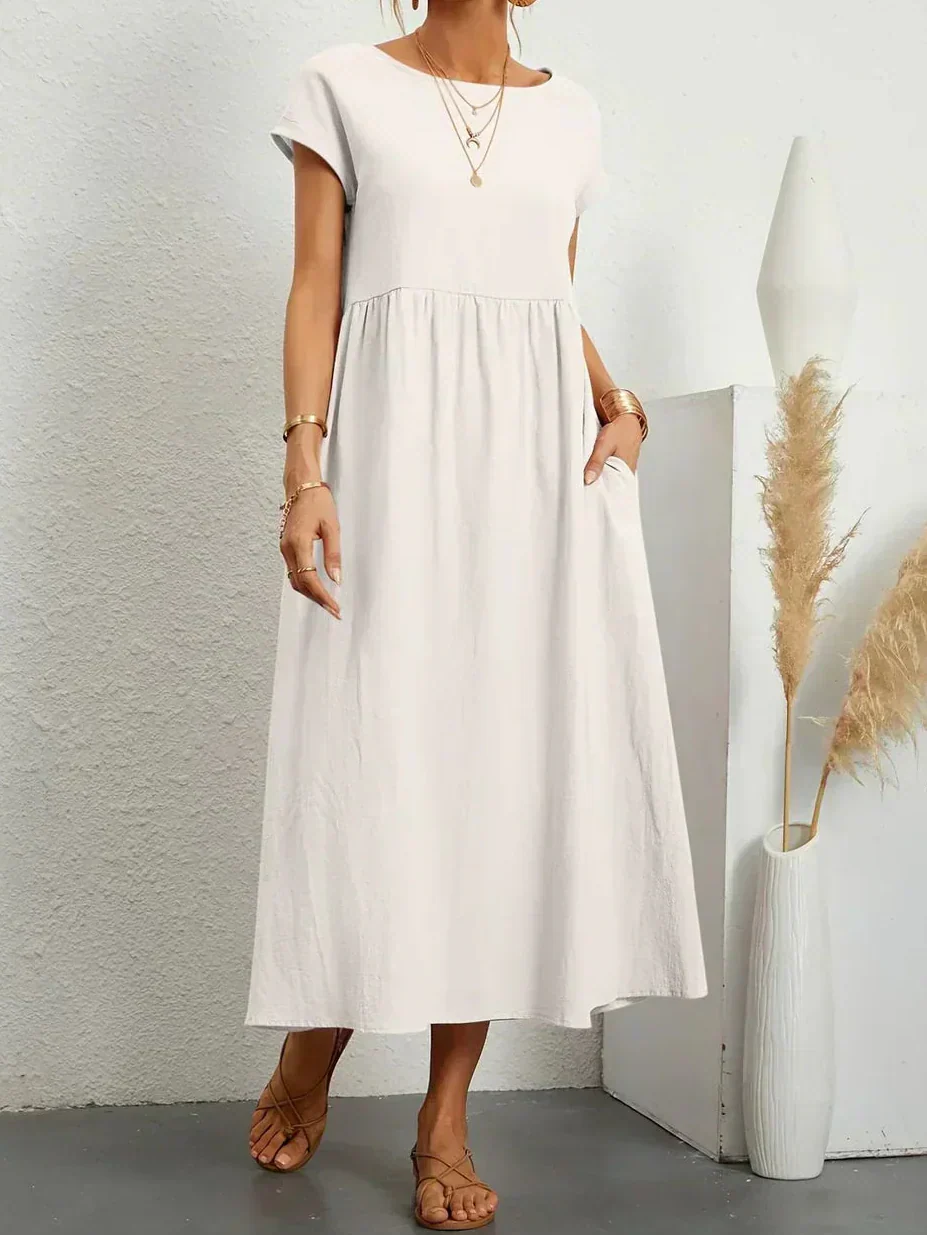 Anna | Elegant Comfort Midi Dress