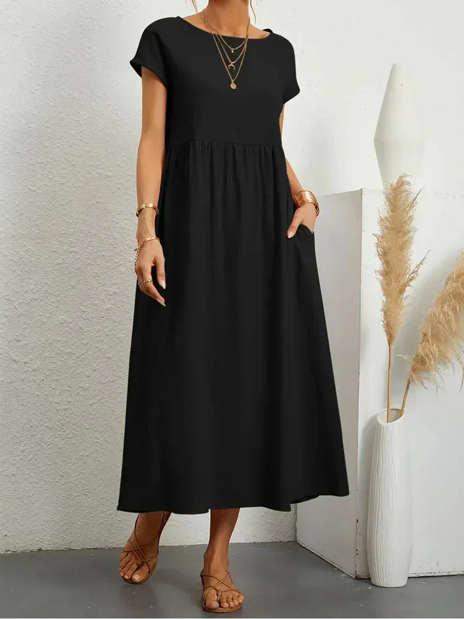 Anna | Elegant Comfort Midi Dress