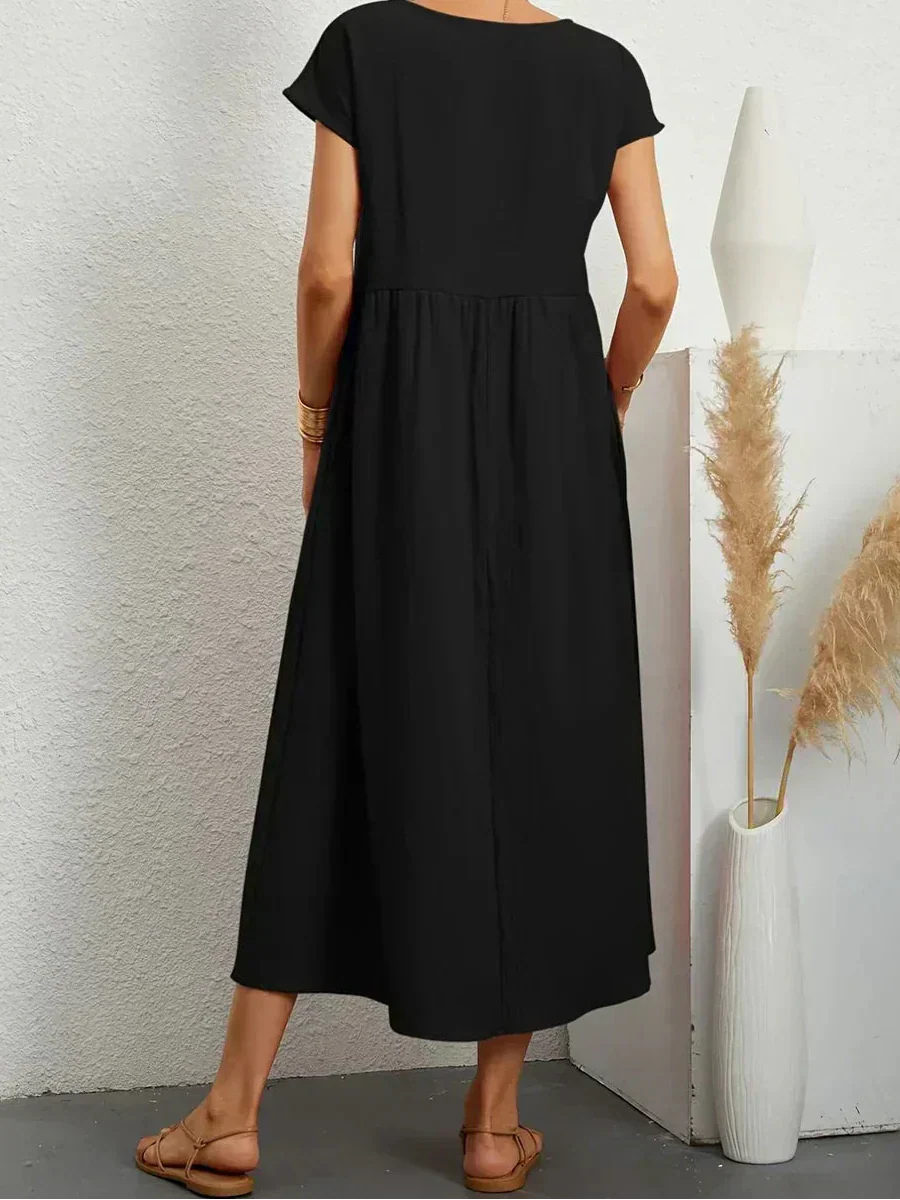 Anna | Elegant Comfort Midi Dress