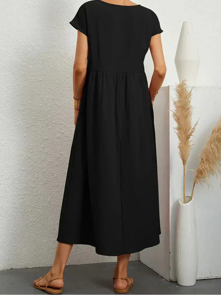 Anna | Elegant Comfort Midi Dress