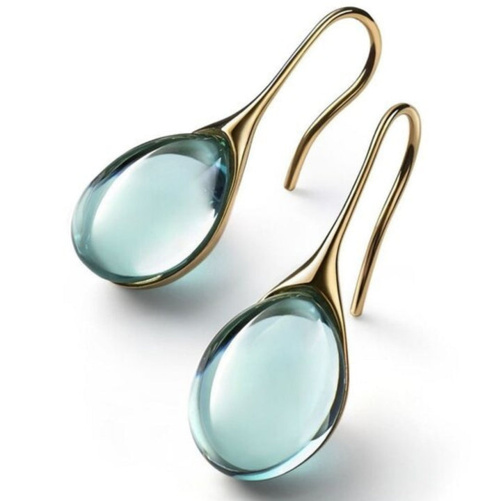 Celeste | Chic dangling earrings with crystals