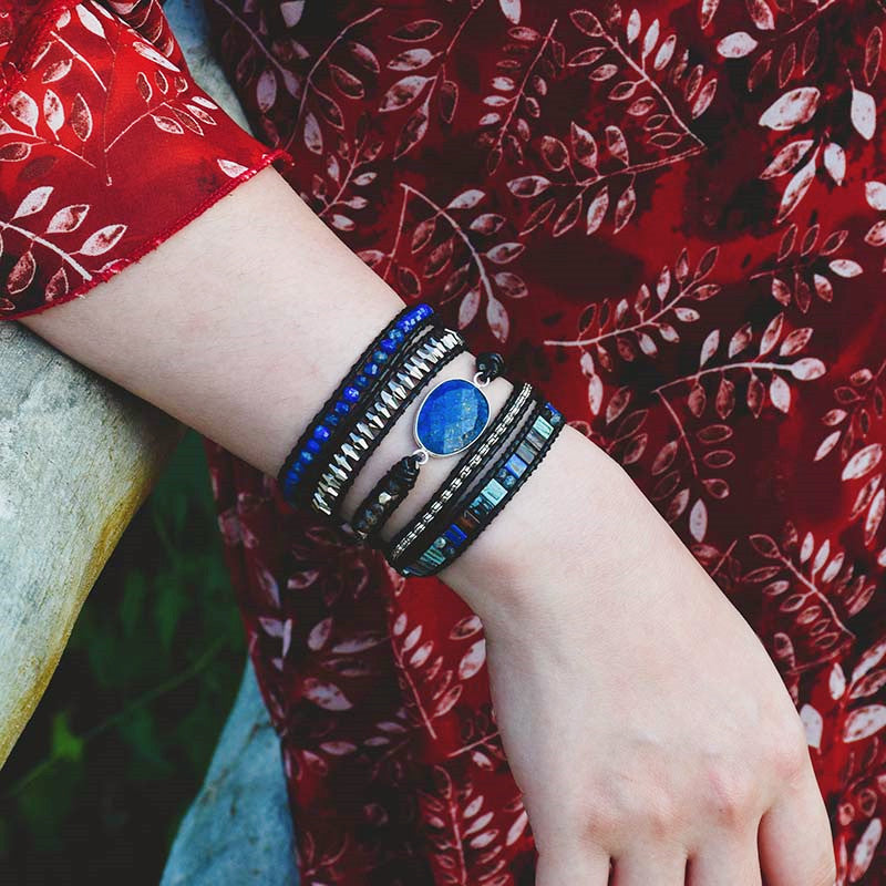 Nora | Vibrant Blue Charm Bracelet