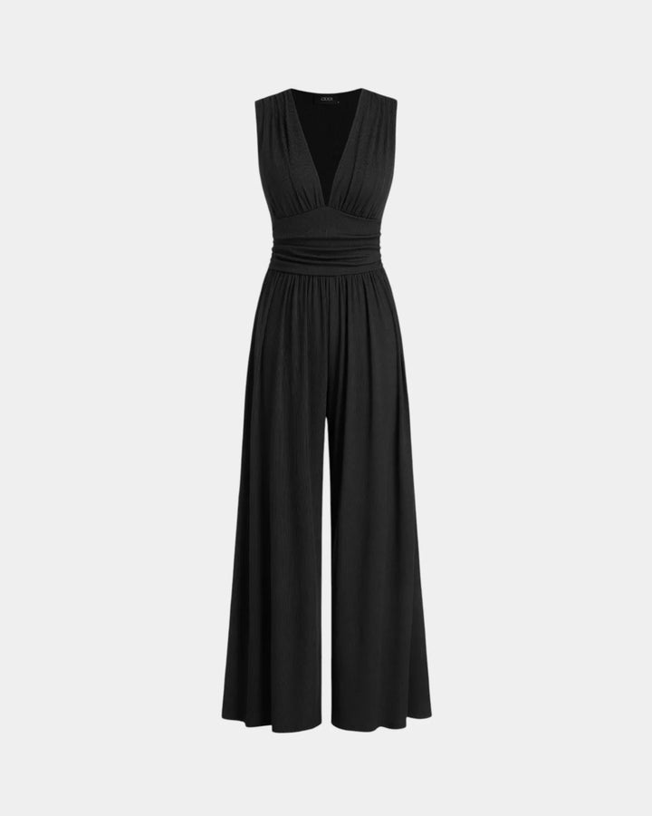 Sienna | Sleeveless Wide-Leg Jumpsuit — Jarah Melbourne