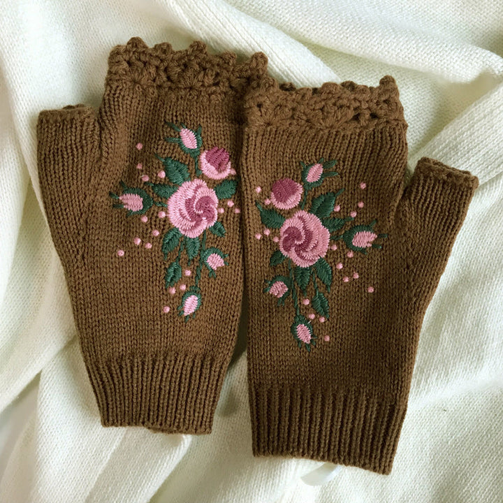 Flora warm winter gloves — Jarah Melbourne