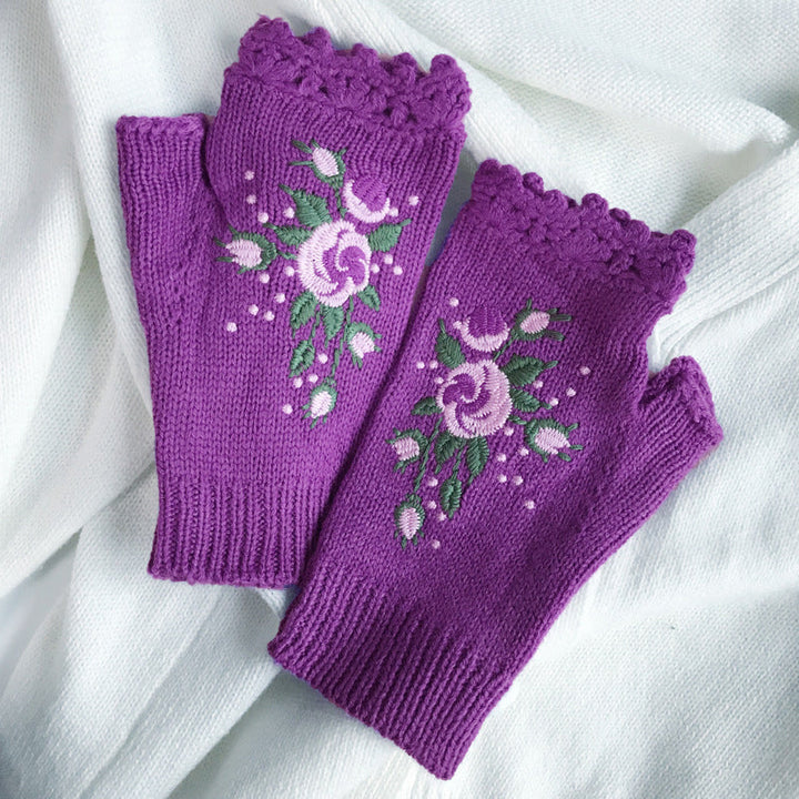 Flora warm winter gloves — Jarah Melbourne