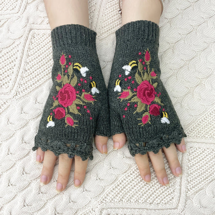 Flora warm winter gloves — Jarah Melbourne