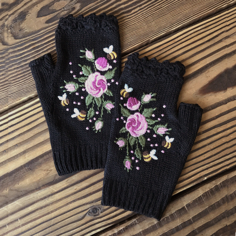 Flora warm winter gloves — Jarah Melbourne