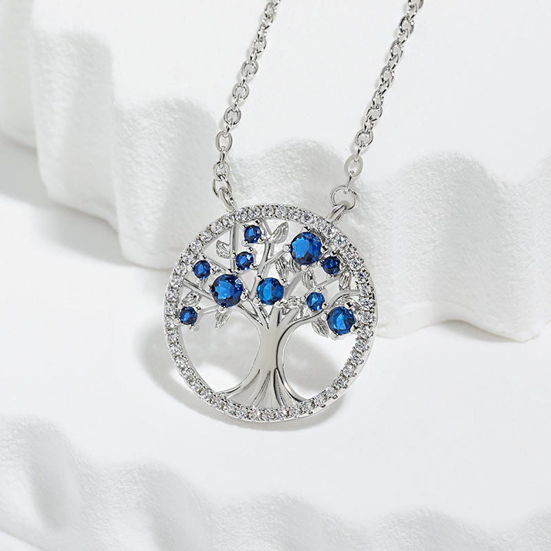 Violet | Tree of Life Sapphire Necklace