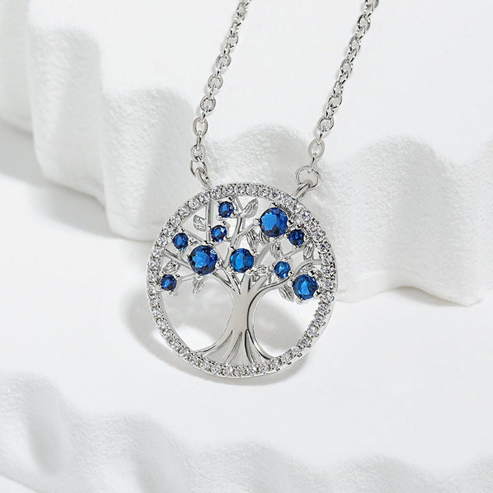 Violet | Tree of Life Sapphire Necklace