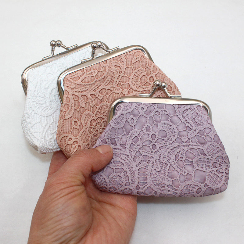 Lila | Lace Clasp Coin Purse — Jarah Melbourne