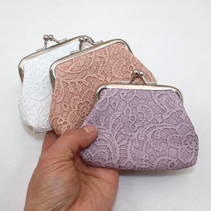 Lila | Lace Clasp Coin Purse — Jarah Melbourne
