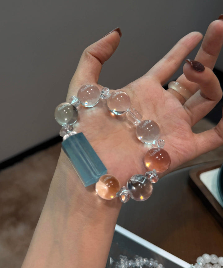 Transparent Crystal Chain Bracelet