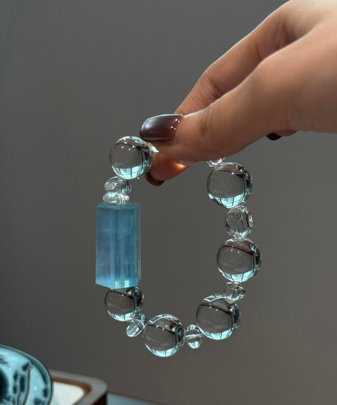 Transparent Crystal Chain Bracelet