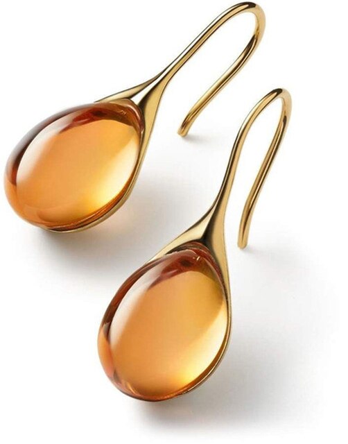 Celeste | Chic dangling earrings with crystals