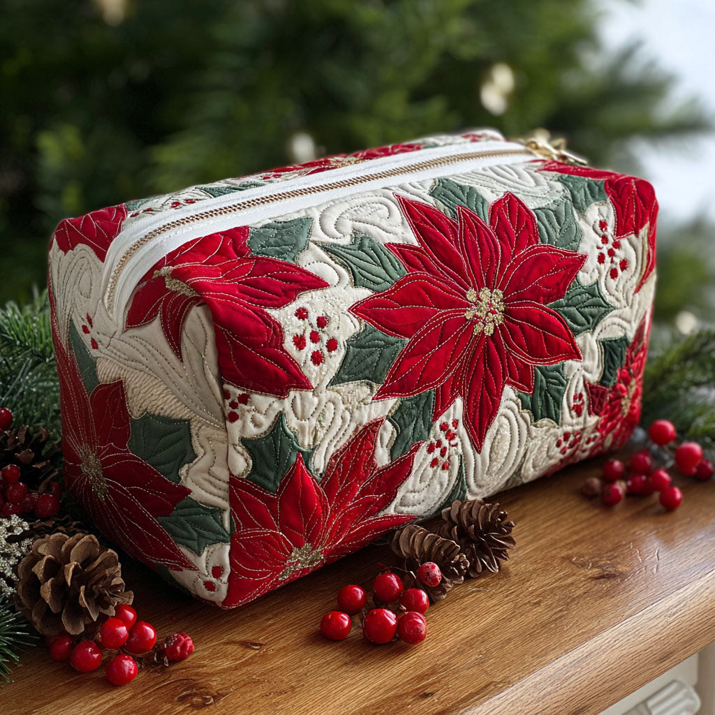 Christmas Star | Quilted Makeup Bag