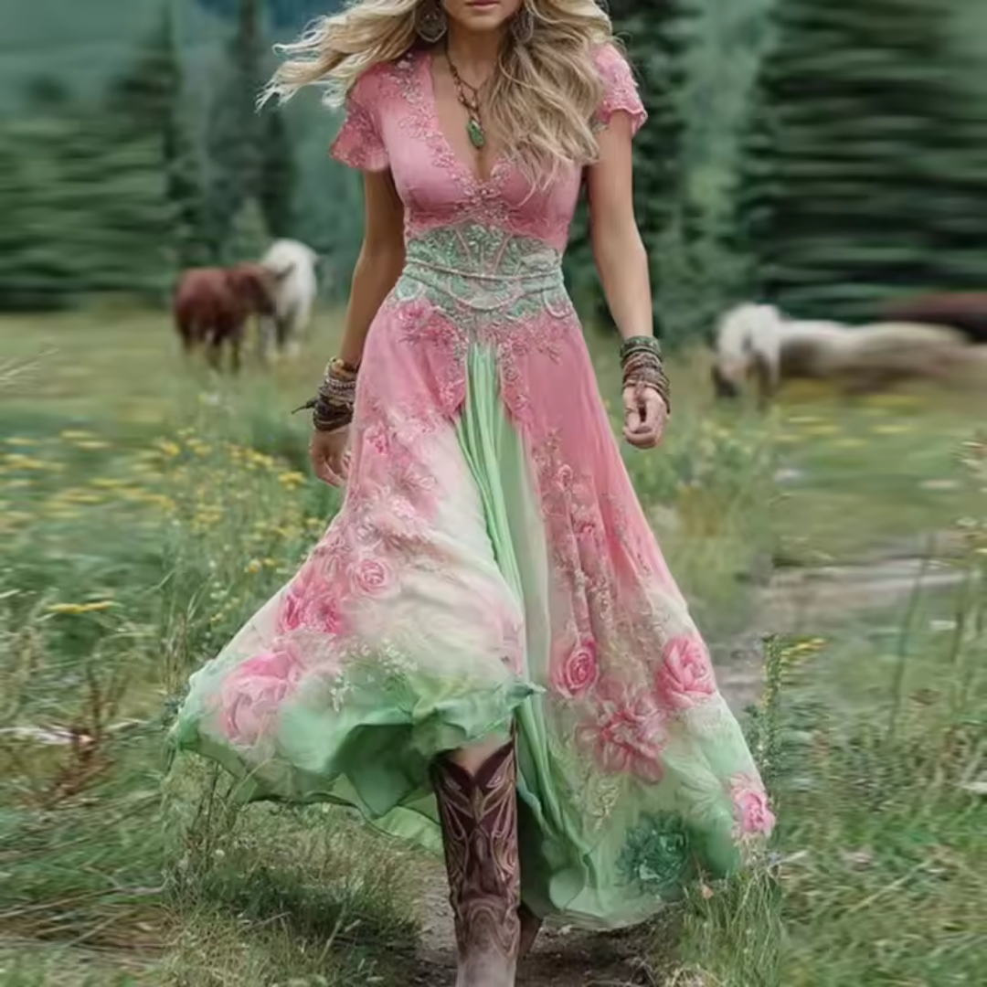 Florenza | Flowing Floral Dress