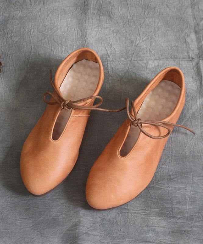 Purple Leather Boho Lace-Up Loafers