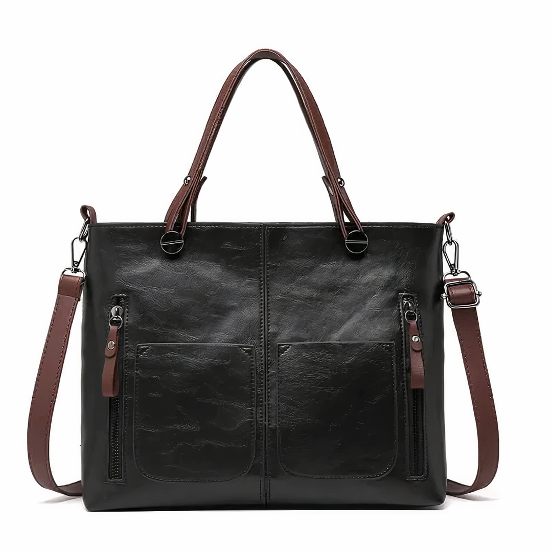 Alba | Vintage Leather Shoulder Bag — Jarah Melbourne