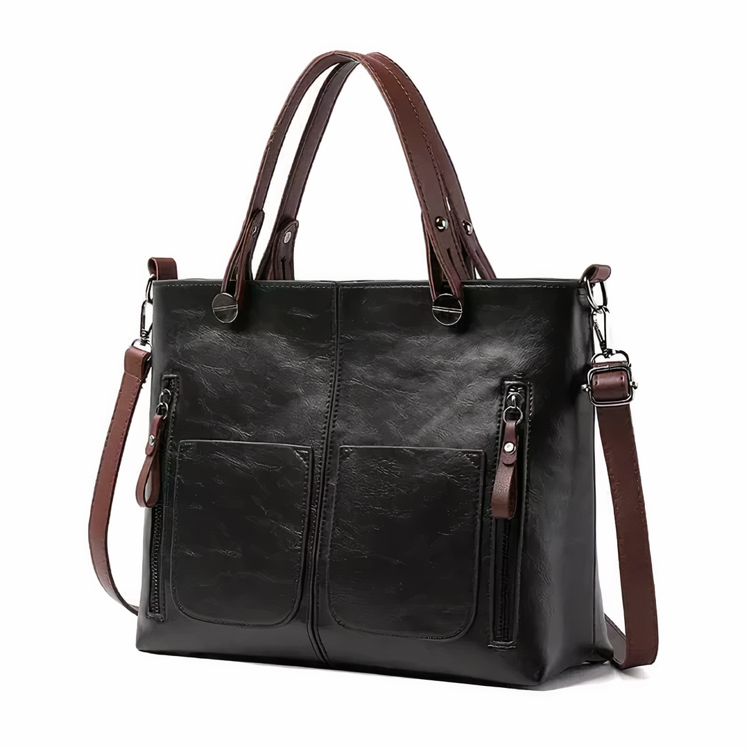 Alba | Vintage Leather Shoulder Bag — Jarah Melbourne