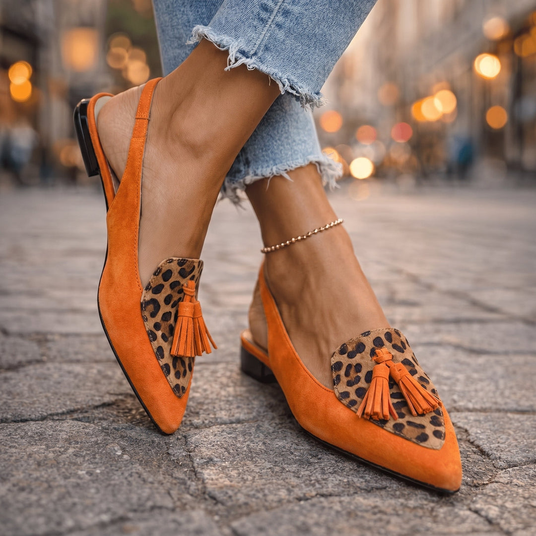 Elodie | Elegant Tasselled Sandals