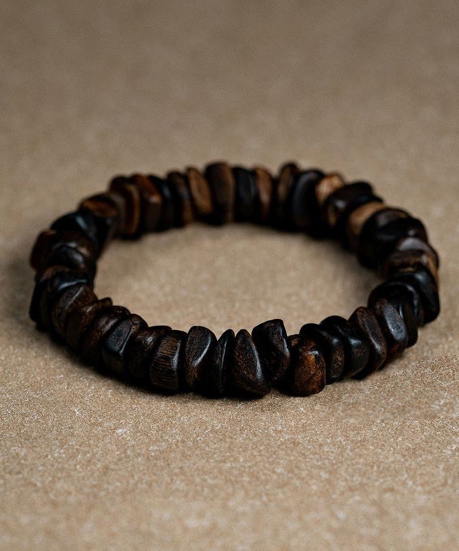 Brown Sandalwood Buddha Beads Bracelet