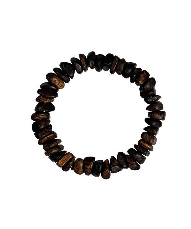 Brown Sandalwood Buddha Beads Bracelet