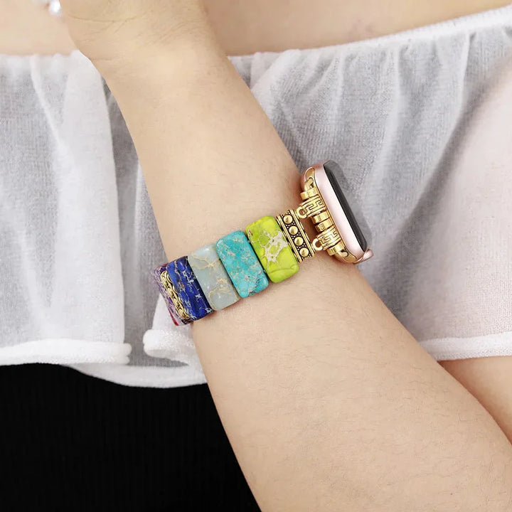Luna | Imperial Chakra Apple Watch Band (Gold)