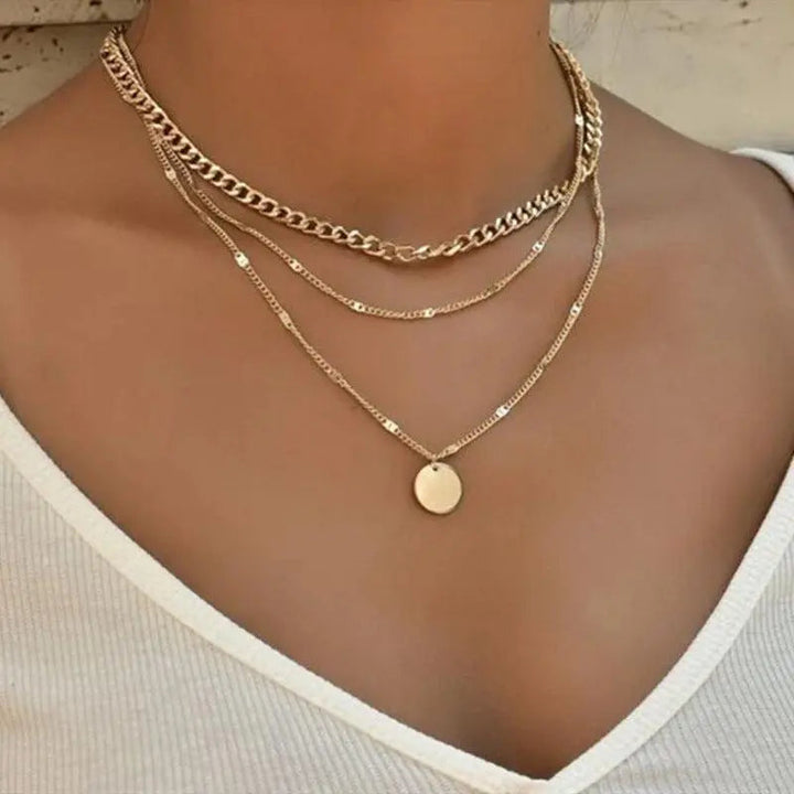 Autumn | Elegant Gold and Silver Plated Necklace