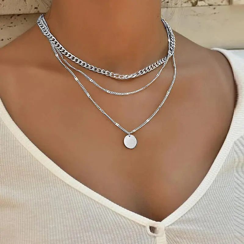 Autumn | Elegant Gold and Silver Plated Necklace