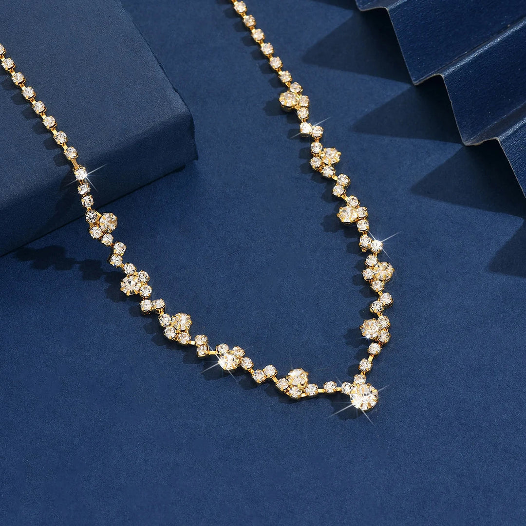 Fern | Elegant Wedding Necklace with Diamonds