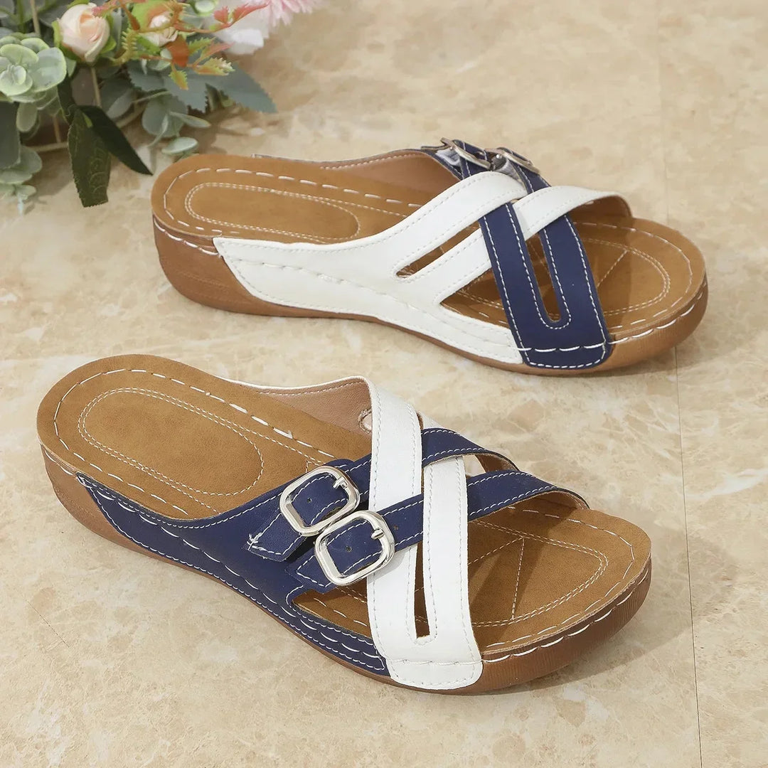 Lily | Buckle Wedges