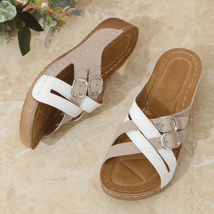 Lily | Buckle Wedges