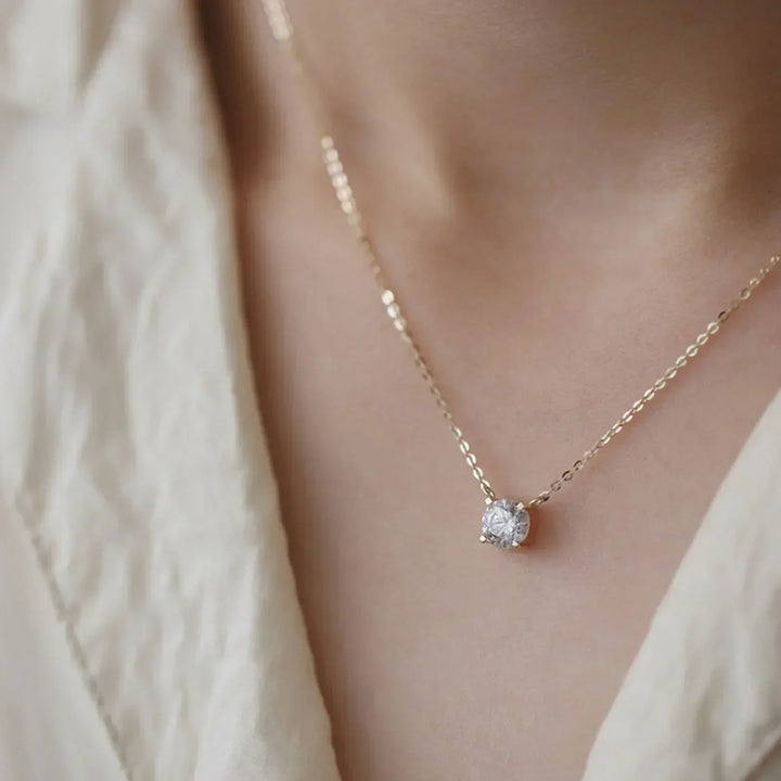 Elle | Gold-Plated Necklace with Zircons