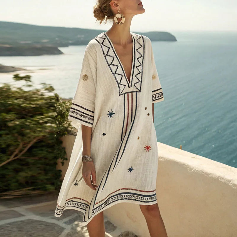 Naomi Floral Summer Beach Dress