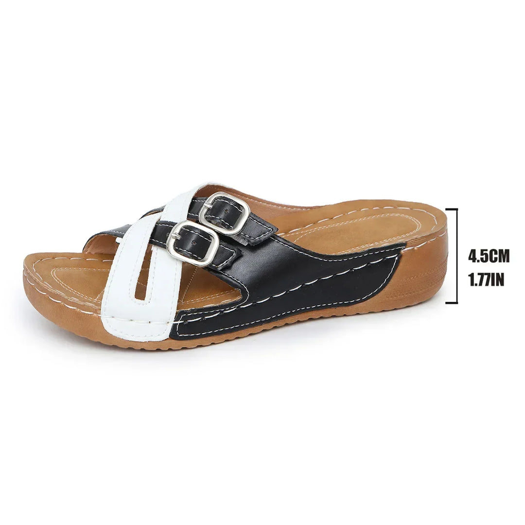 Lily | Buckle Wedges