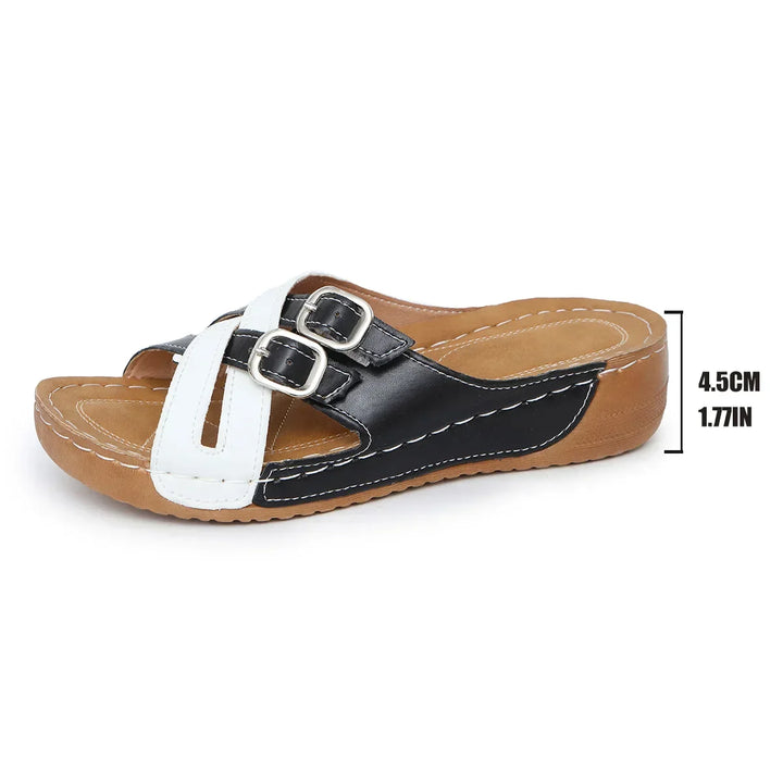 Lily | Buckle Wedges