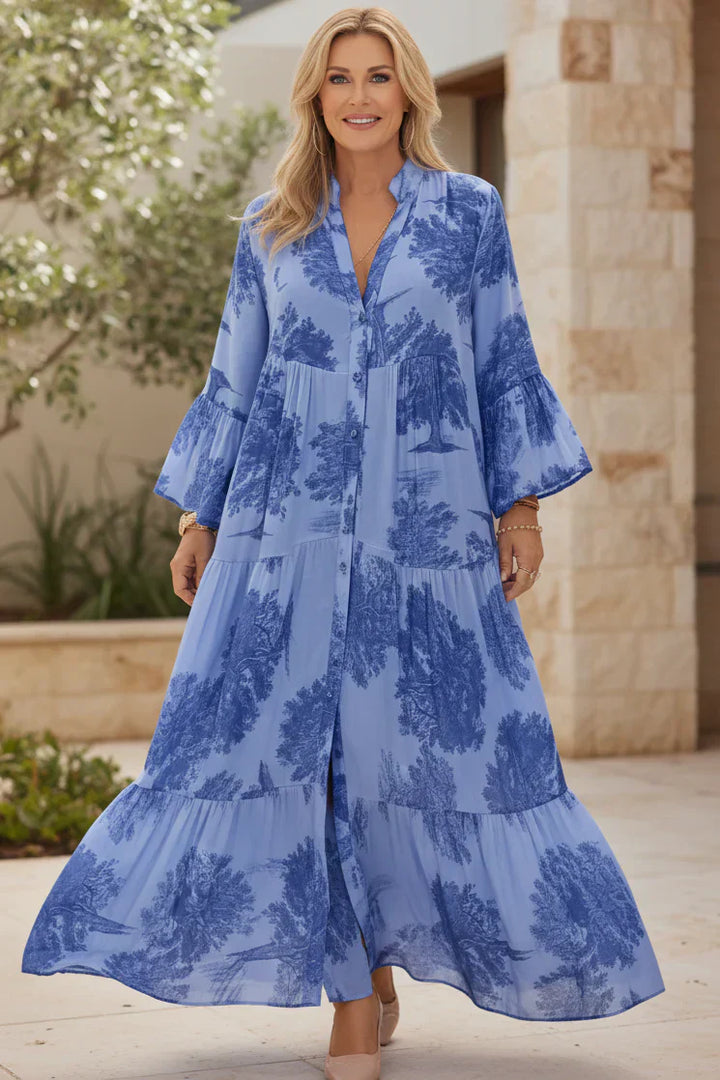 Olivia | Botanical Maxi Dress