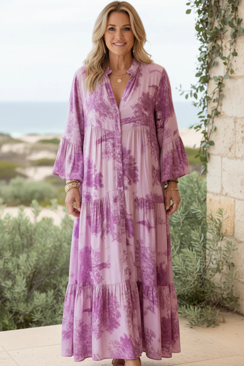 Olivia | Botanical Maxi Dress
