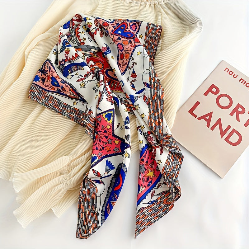 Hazelle | Vintage Printed Scarf