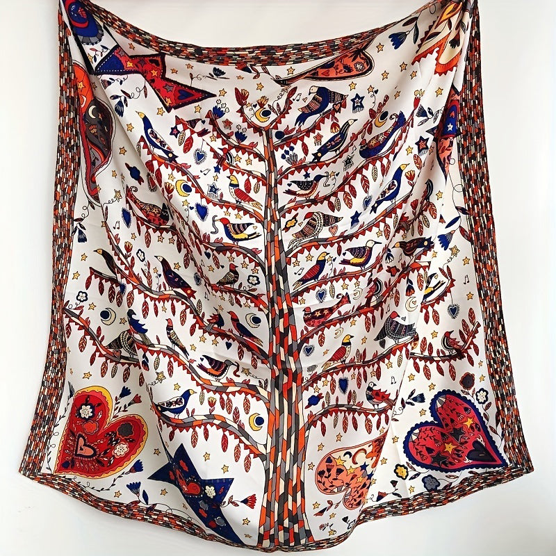 Hazelle | Vintage Printed Scarf