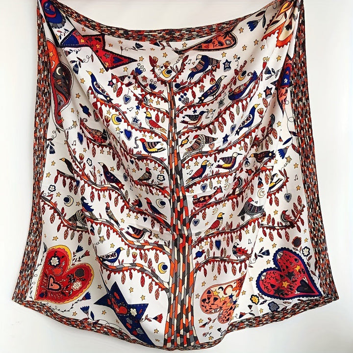 Hazelle | Vintage Printed Scarf