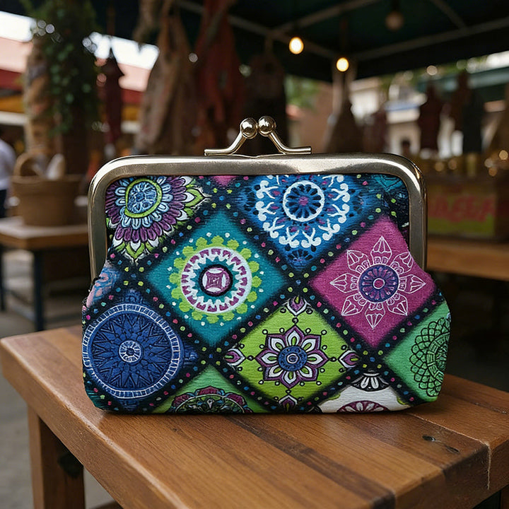 Mina | Ethnic Clasp Coin Purse — Jarah Melbourne